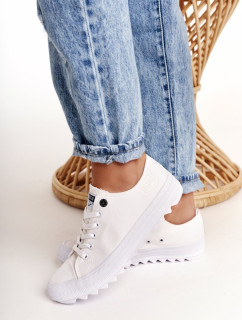 Women's Sneakers On A Chunky Sole BIG STAR White