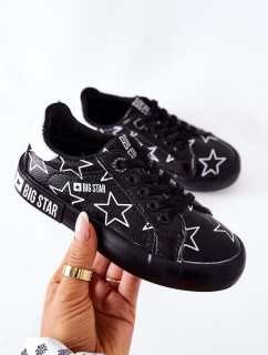 Children's Leather Sneakers BIG STAR II374002 Black