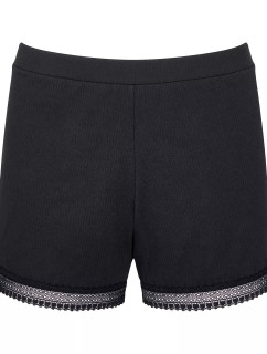 Dámske krátke nohavice GO Ribbed Short - BLACK - black 0004 - SLOGGI