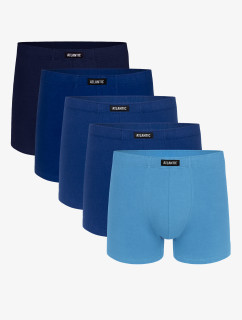 Pánske boxerky ATLANTIC 5Pack - odtiene modrej