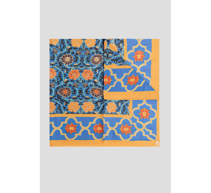 Monnari Šály a šatky Dámska vzorovaná šatka Multi Blue
