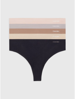 Dámske tangá 5Pack 000QD3556E NP1 Multicolour - Calvin Klein