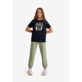 Volcano Regular T-Shirt T-Ready Junior G02474-S22 Navy