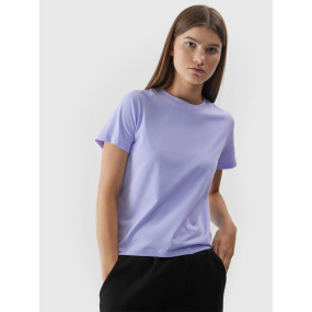 Dámské tričko z organické bavlny model 19069985 fialové - 4F