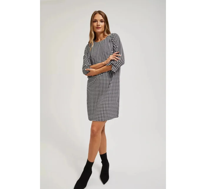 Houndstooth šaty