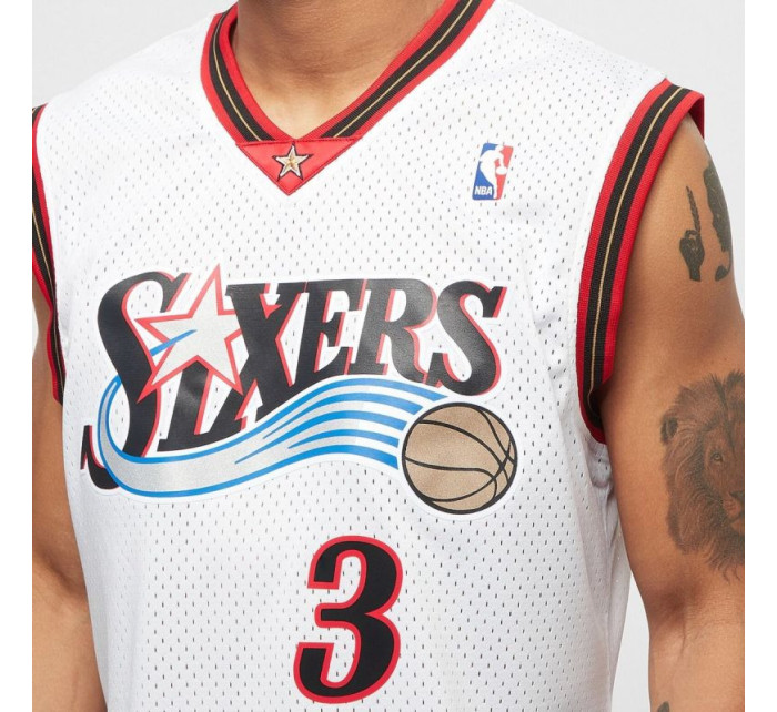 Mitchell & Ness NBA Swingman Home Jersey 76ers 00 Allen Iverson M SMJYGS18200-P76WHIT00AIV Pánske oblečenie