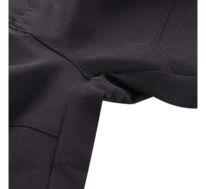 Detské softshellové šortky ALPINE PRO BAKO black