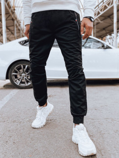 Pánské černé joggers tepláky Dstreet UX4124