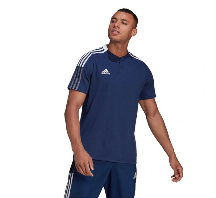 Pánske polo tričko Tiro 21 M GH4462 Tmavomodrá - Adidas