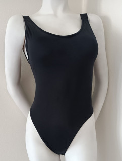 Dámske jednodielne plavky KW0KW01599 BEH black - Calvin Klein