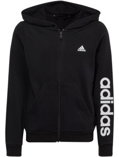 Mikina s kapucňou adidas Essentials Linear Logo Full-Zip Hoodie Jr IC3584