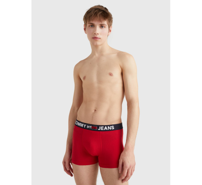 Pánske trenírky LOGO WAISTBAND TRUNKS UM0UM02178XLG červená - Tommy Hilfiger