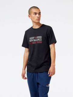 New Balance Šport Core Cotton Jersey S BK M MT31906BK tričko