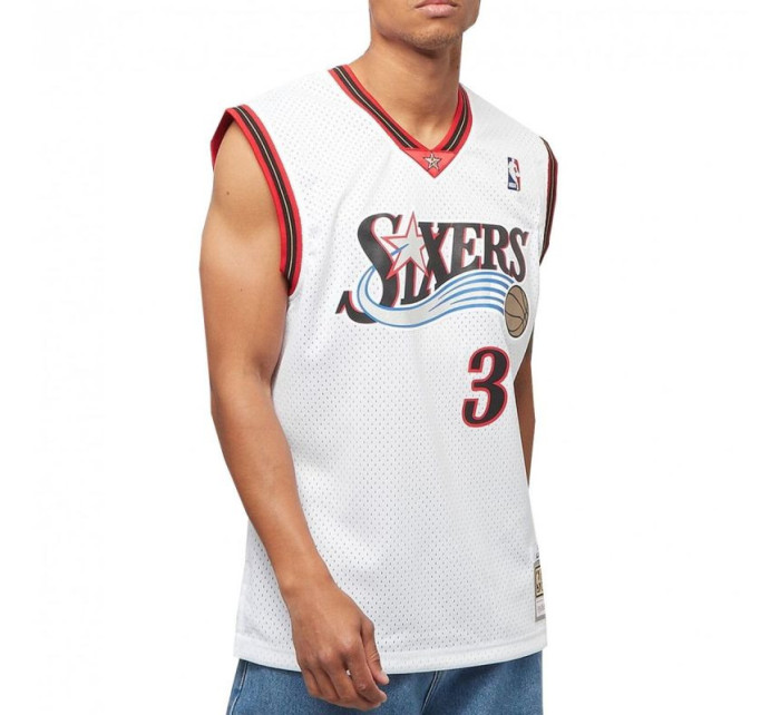 Mitchell & Ness NBA Swingman Home Jersey 76ers 00 Allen Iverson M SMJYGS18200-P76WHIT00AIV Pánske oblečenie