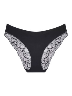 Body Make-Up Illusion Lace Highleg Tai - BLACK - TRIUMPH BLACK - TRIUMPH