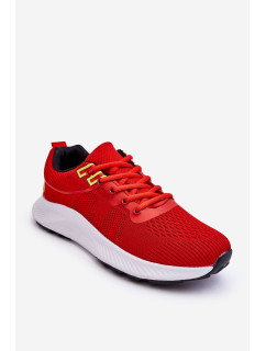 Klasická pánska športová obuv Lace-up red Jasper