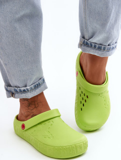 Dámske ľahké žabky Crocs Big Star Green