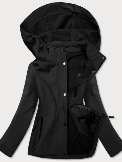 Čierna dámska športová bunda typu softshell (HD181-1)