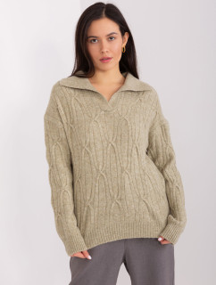 Sweter AT SW  khaki model 19034206 - FPrice