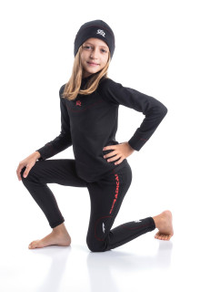 Dětské termoprádlo model 20121245 Kids Black - Rough Radical