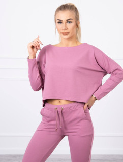 Souprava s oversize model 18745446 tmavě růžová - K-Fashion