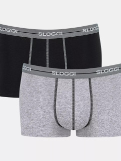 Pánske boxerky Start Hipster C2P box - GRAY - sivé M013 - SLOGGI