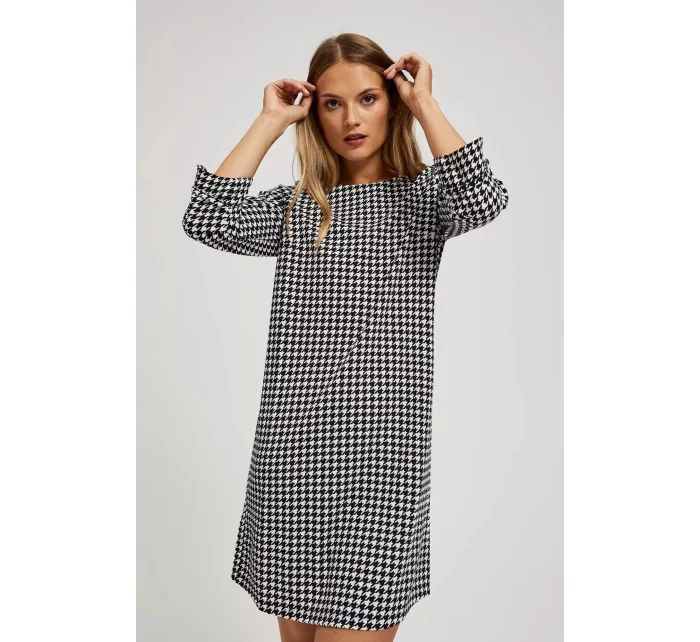 Houndstooth šaty