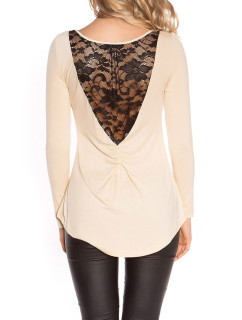 Trendy Koucla shirt with lace