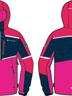 Dětská lyžařská bunda s membránou ptx ALPINE PRO MELEFO diva pink