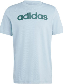 Tričko adidas Essentials Single Jersey Linear s vyšitým logom M IJ8651