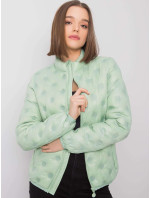 Dámska bunda so stojačikom Aurore - zelená