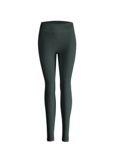 Dámske módne legíny NUR DIE RIPP-OPTIK LEGGINGS - NUR DIE - tmavo zelená