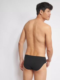 Pánské slipy GO Smooth Brief 2P - BLACK - černé 0004 - SLOGGI