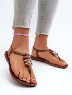 Dámske ploché sandále Ipanema Class Blow Up Sandal Fem Brown