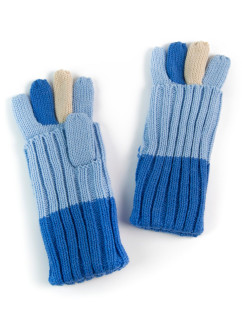 Gloves model 20678249 Blue - Art of polo