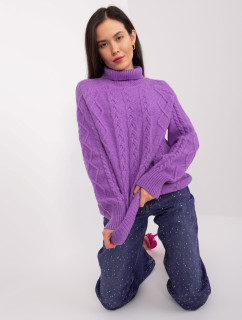 Sweter AT SW  fioletowy model 19034202 - FPrice