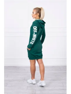 Tmavozelené šaty Off White