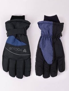 Yoclub Pánske zimné lyžiarske rukavice REN-0305F-A150 Black