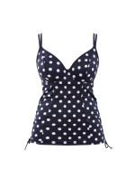 Vrchní díl plavek Swimwear Anya Riva Spot Balconnet Tankini navy/vanilla SW1451