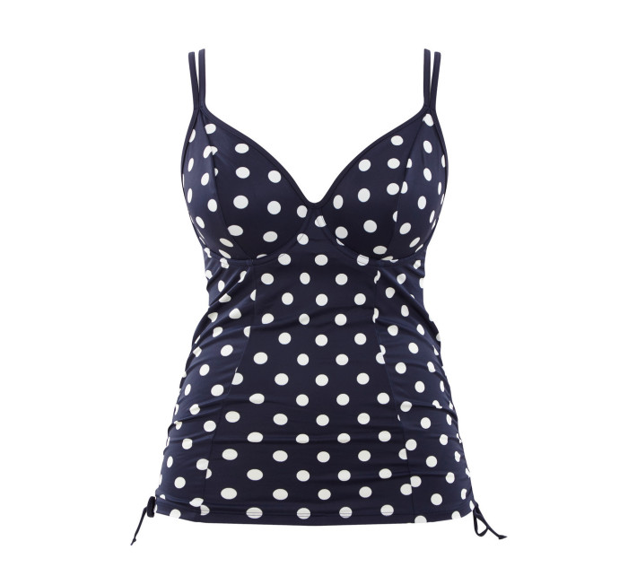 Vrchný diel plaviek Swimwear Anya Riva Spot Balconnet Tankini navy/vanilla SW1451