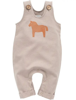 Pinokio Dřevěné kalhoty Pony Dungarees Beige