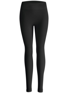 Dámske módne legíny NUR DIE RIPP-OPTIK LEGGINGS - NUR DIE - čierne