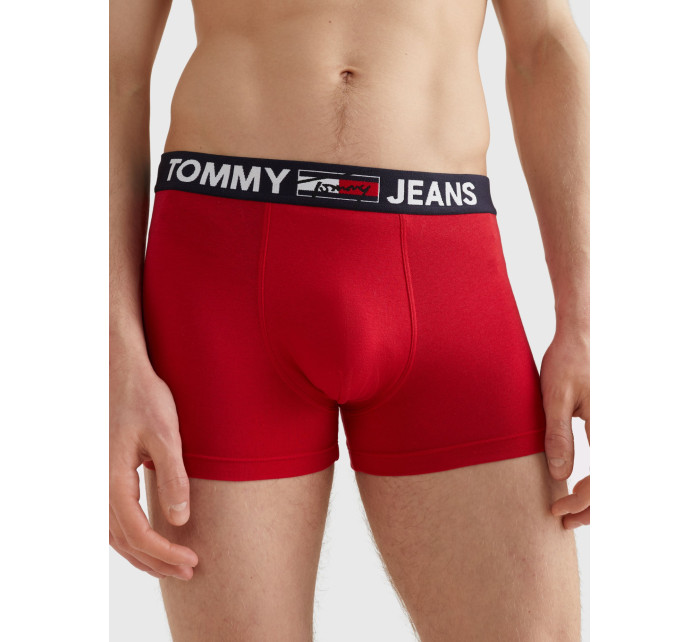 Pánske trenírky LOGO WAISTBAND TRUNKS UM0UM02178XLG červená - Tommy Hilfiger