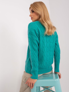 Sweter AT SW model 18900580 turkusowy - FPrice