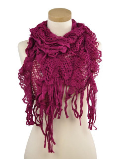 Art Of Polo Scarf sz0420-2 Raspberry