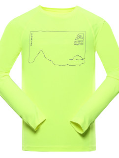 Pánske rýchloschnúce tričko ALPINE PRO AMAD neon safety yellow pb