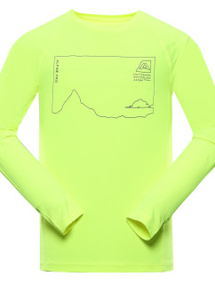 Pánské rychleschnoucí triko ALPINE PRO AMAD neon safety yellow varianta pb