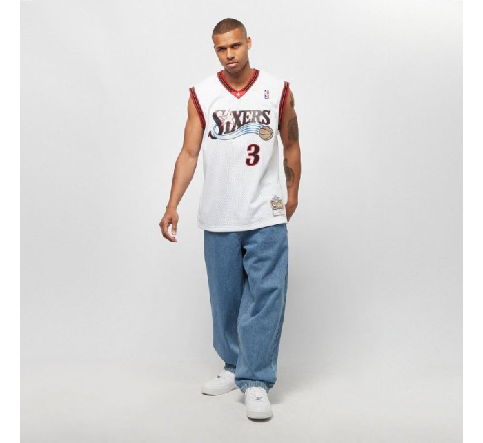 Mitchell & Ness NBA Swingman Home Jersey 76ers 00 Allen Iverson M SMJYGS18200-P76WHIT00AIV Pánske oblečenie