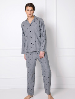Pánske pyžamo Ellis sivé - Aruelle