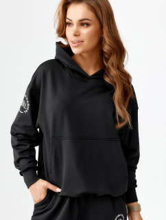 Rough Radical Mikina s kapucňou Pery Hoodie Black